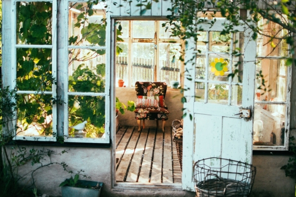 GUARDI Österreich Garten Romantik vintage shabby chic alt Gewächshaus gebraucht historisch